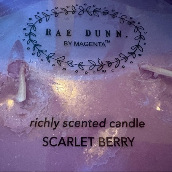Purple Wicked Bowl Candle Scarlett Berry Scented - Picture 3 of 3